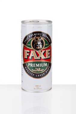 Faxe sigorta primi Faxe Bryggeri A/S tarafından demlenmiş bir popüler lager olduğunu