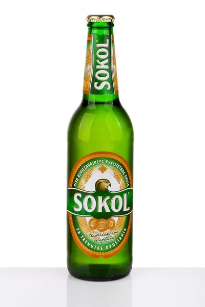 Sokol Pivo es una cerveza al estilo Euro Pale Lager — Foto de Stock