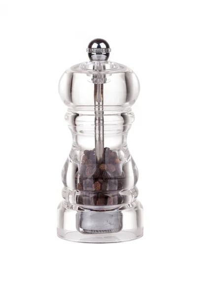 Pepper grinder made of glass — Stock Photo, Image