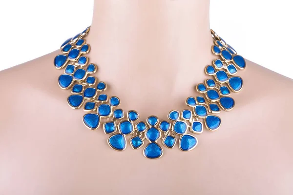 Statement necklace on a mannequin — Stock Photo, Image