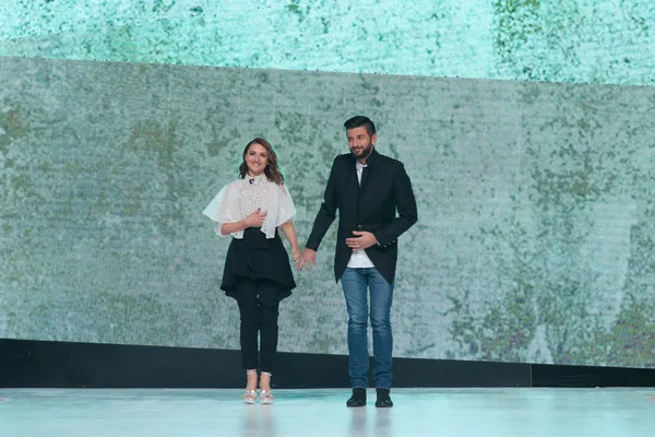 Diseñadores de moda Marija Piric y Jurica Piric — Foto de Stock