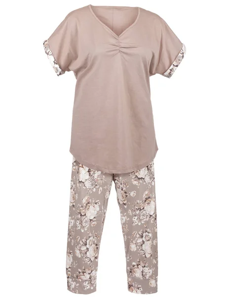 Women's pajamas with floral print — Stock Photo, Image