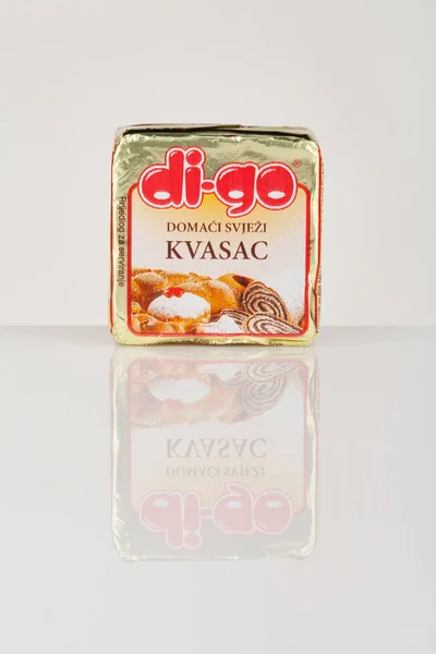 Zagreb Croacia Marzo 2018 Podravka Digo Yeast 40G Producto Legendario — Foto de Stock