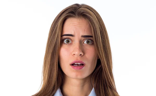Woman looking confused — Stock Photo, Image