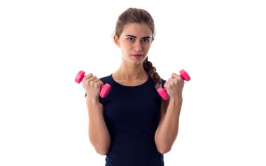 Kadın holding iki halter