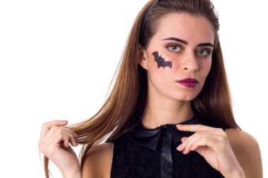 kadın saç bandı ile