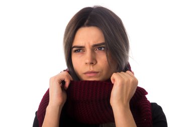 Atkısı dokunan hasta kadın