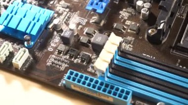 Bilgisayardan eski vintage anakart