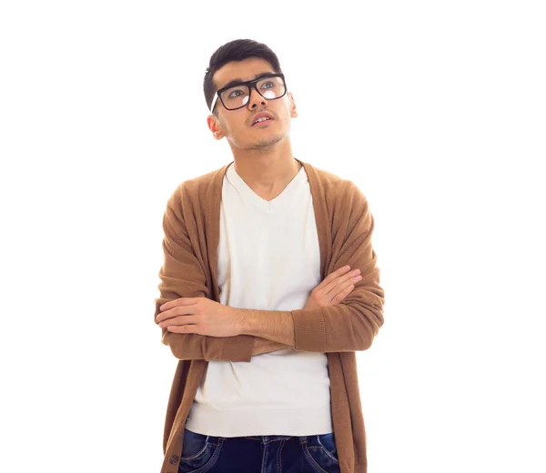 Young man in glasses — Stock Photo, Image