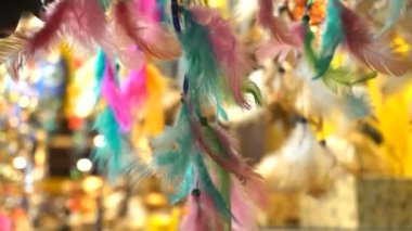 Düş kapanı ve tüyler sallayarak