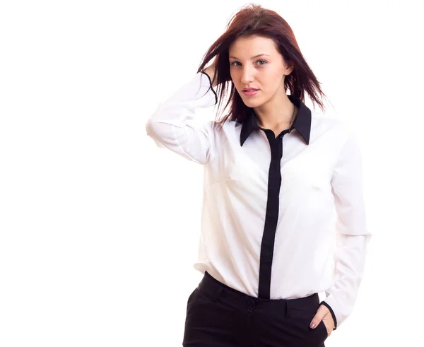 Young woman businesswoman — Stock Photo, Image