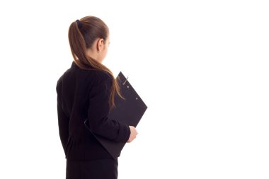 Siyah ceket, küçük kız