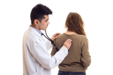 Kadının geri dinleme doktor