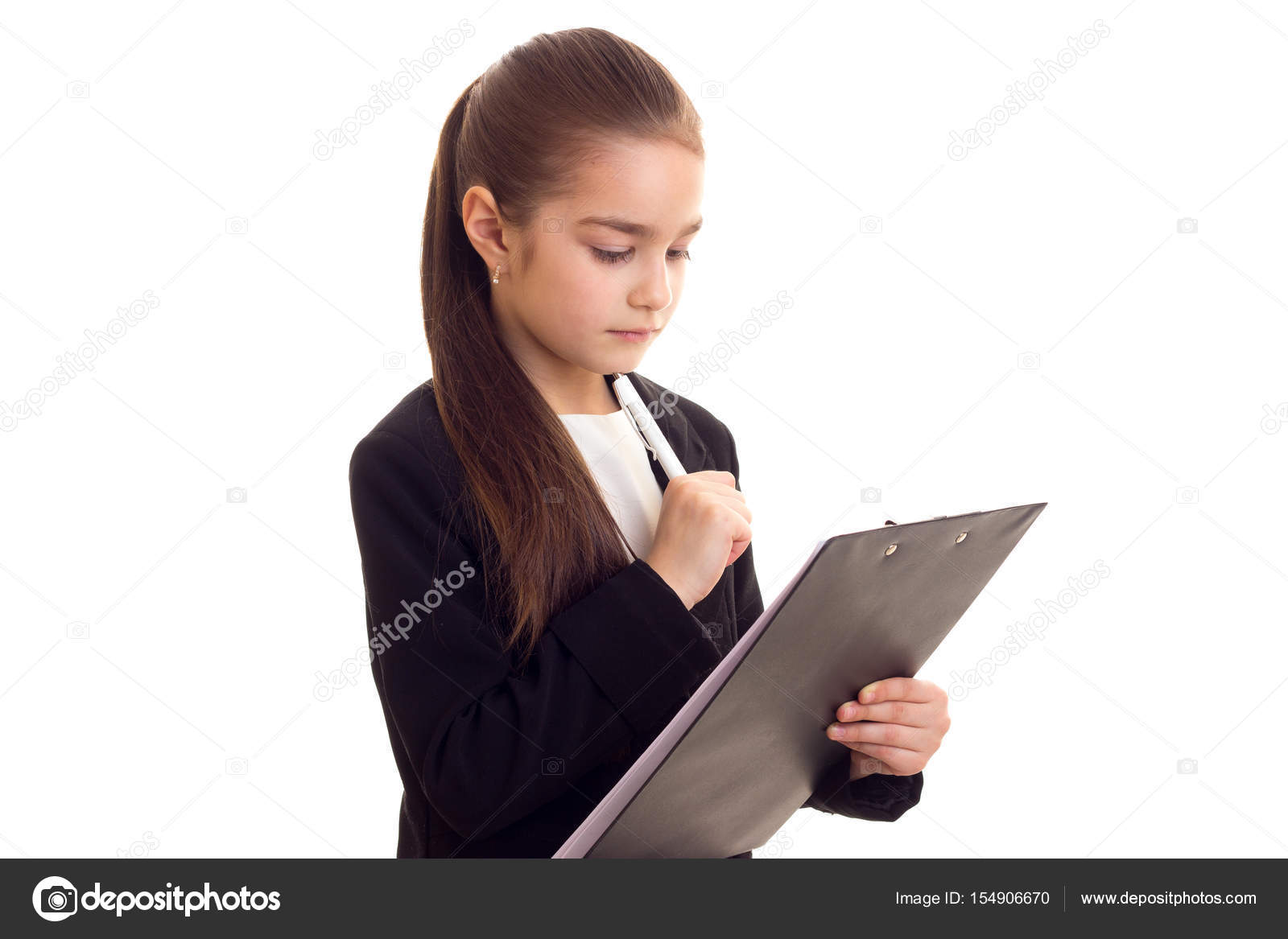 dlouhý péro černý