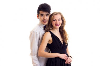 Resmi elbise genç Çift