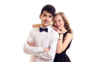 Resmi elbise genç Çift