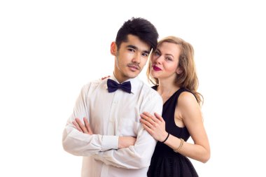 Resmi elbise genç Çift