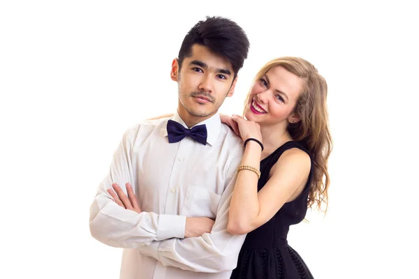 Junges Paar in formellen Kleidern — Stockfoto