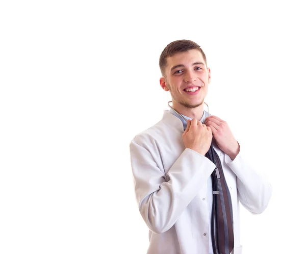 Jovem de vestido médico — Fotografia de Stock