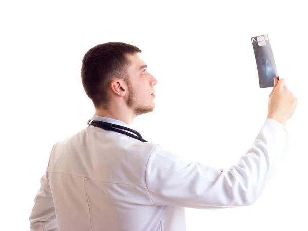 Jovem de vestido médico — Fotografia de Stock