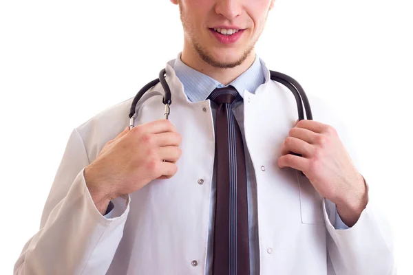 Joven vestido de doctor — Foto de Stock