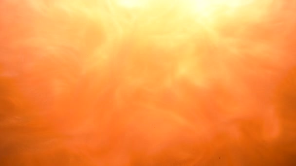 Texture brillante sous-marine orange avec particules 