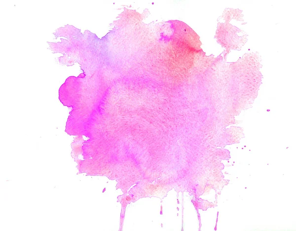 紫色の汚れの水彩感 — ストック写真