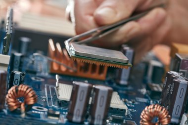 Cpu işlemci anakart soket için eklenti mühendisi