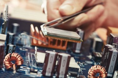 Cpu işlemci anakart soket için eklenti mühendisi