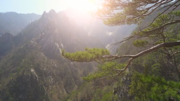 Национальный парк Сеораксан, Южная Корея — стоковое видео