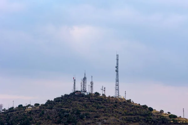 Radio relay towers