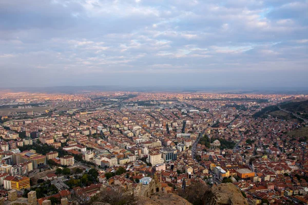 Blick auf die Stadt afyonkarahisar von der Stadt aus — Stockfoto