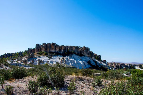 Vue sur les formations rocheuses de la vallée phrygienne — Photo
