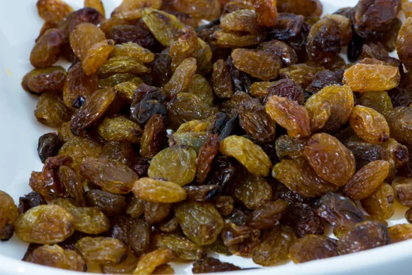 Closeup shoot of the dry raisins — Stock Photo, Image