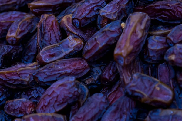 Closeup shoot of the dry dates — Stock Photo, Image