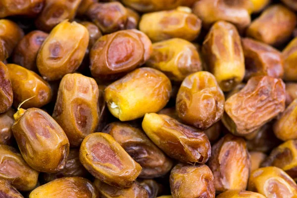 Closeup shoot of the dry dates — Stock Photo, Image