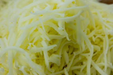 Shradded peynir portre çekimi 