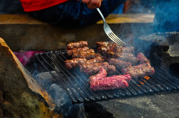 Cevapi ボスニアおよびヘルツェゴビナ料理 — ストック写真