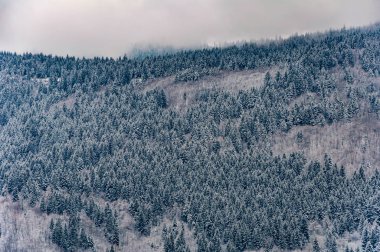 Hill tarafından kar kaplı