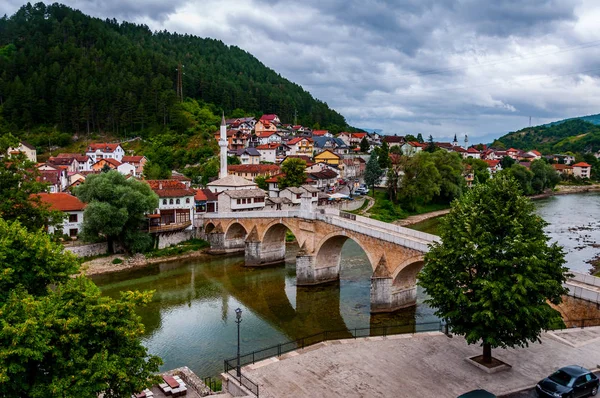 Konjic 'in şehir manzarası