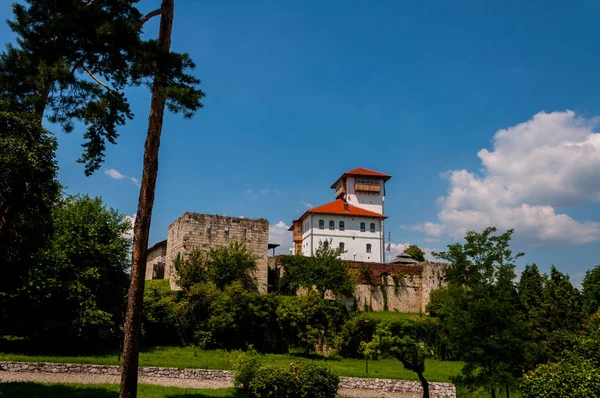 Крепость в городе Градакац — стоковое фото