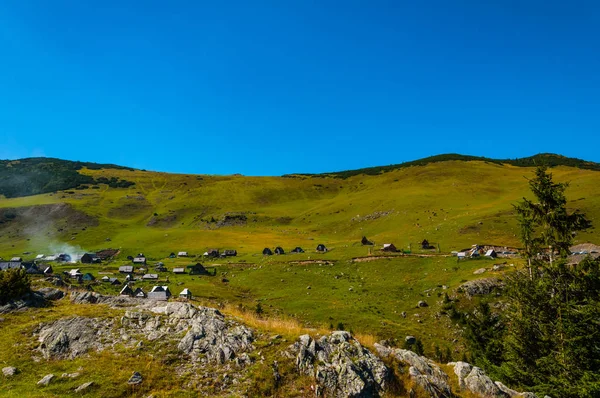 Vranica dağın üzerinde Köyü