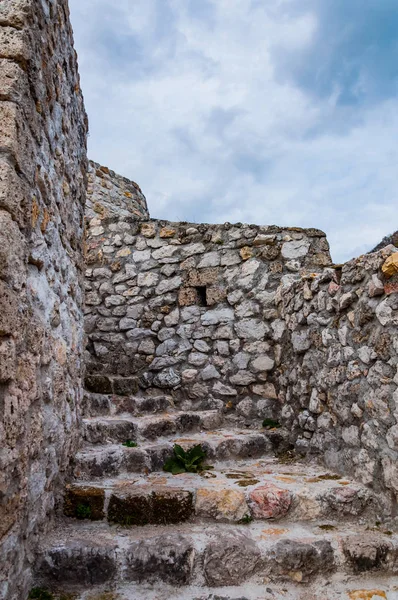 Escadas na fortaleza de Travnik — Fotografia de Stock