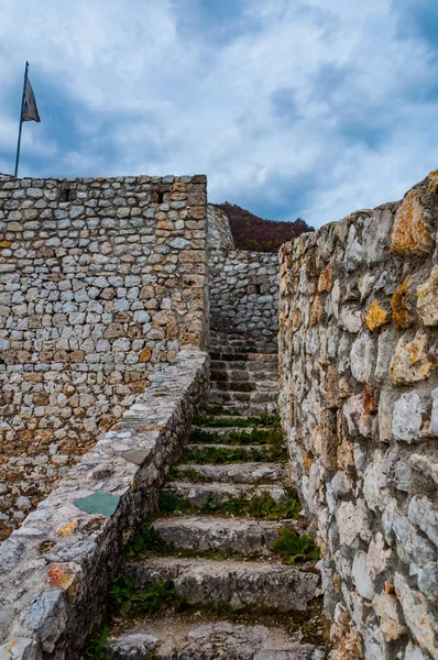 Escadas na fortaleza de Travnik — Fotografia de Stock