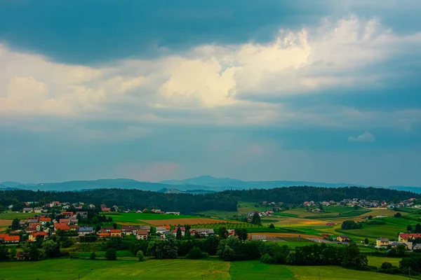 Hermosos Prados Campos Eslovenia — Foto de Stock