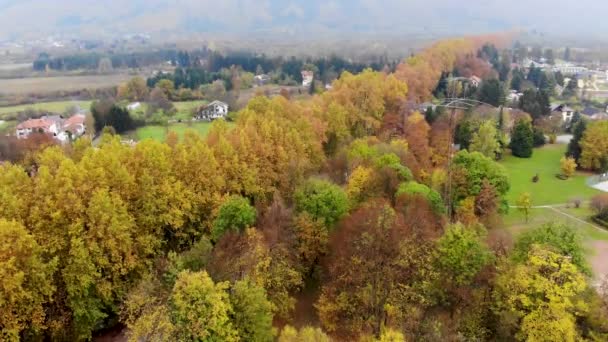 Drönarbilder av Big Alley i Sarajevo — Stockvideo