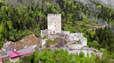 Trabzon 'daki Zilkale' nin insansız hava aracı görüntüleri.