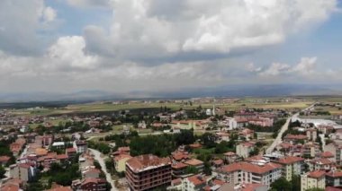Sandikli 'nin Türk Afyonkarahisar bölgesinde Arial çekimi