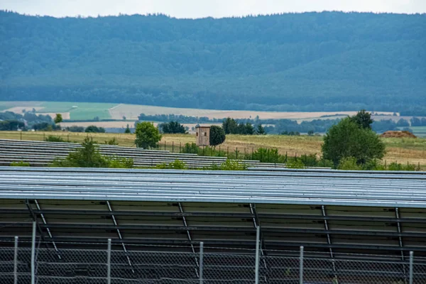 ドイツの新技術革新太陽電池パネル — ストック写真