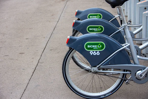 Location Vélos Garés Dans Rue Dans Centre Ljubljana Capitale Slovénie — Photo